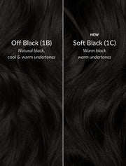 JET BLACK (1) Clip IN  HAIR EXTENSIONS