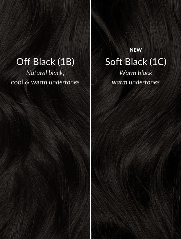 JET BLACK (1) Clip IN  HAIR EXTENSIONS
