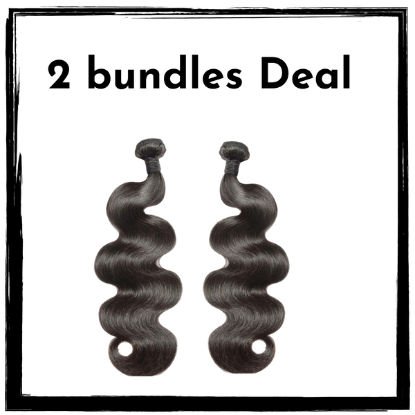 TWO BUNDLE DEALS! Brazilain  Virgin Hair bundles