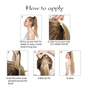 Custom Ponytail natural Remy hair