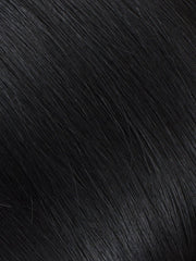 JET BLACK (1) Clip IN  HAIR EXTENSIONS