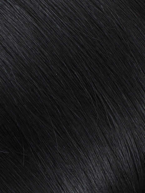 JET BLACK (1) Clip IN  HAIR EXTENSIONS