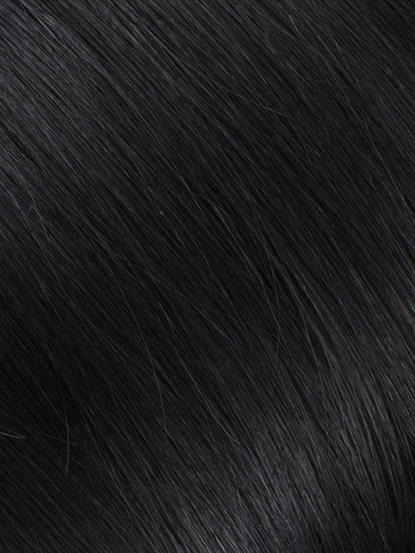 JET BLACK (1) Clip IN  HAIR EXTENSIONS