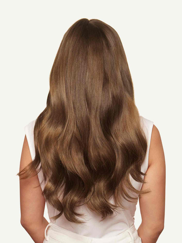 CHESTNUT BROWN (6) Clip IN  HAIR EXTENSIONS
