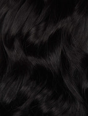 JET BLACK (1) Clip IN  HAIR EXTENSIONS
