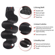 Brazilian Double Drawn  Remy Bundles