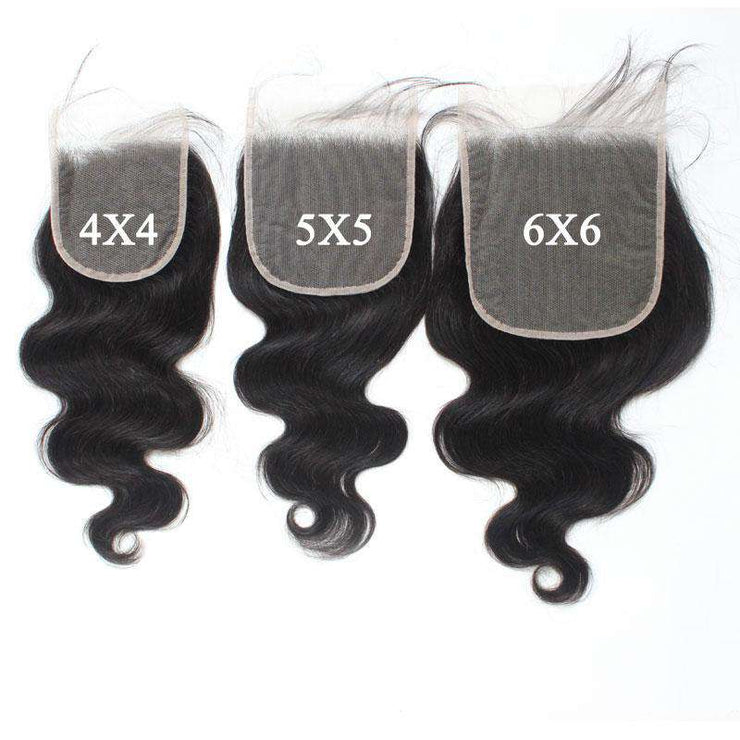 lace closure sizes